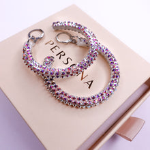 Load image into Gallery viewer, HOOPS - The Dasha in White AB