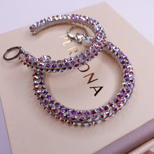 Load image into Gallery viewer, HOOPS - The Dasha in White AB