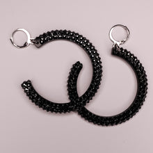 Load image into Gallery viewer, HOOPS - The Dasha in Black
